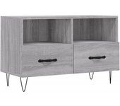 vidaXL Mueble para TV madera contrachapada 80x36x50 cm, Mueble de Salon, Mueble TV, Mueble TV salon, Mesa de TV, Mueble tele