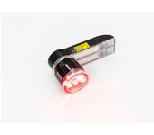 Luz Ciclolux Urban con luz de posición, luz de freno automático, intermitentes, timbre y proyección láser - Ideal para ciclismo urbano y seguridad en la carretera