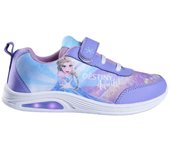 Frozen Zapatillas Niña Lila Estampados Tira de Velcro