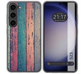 Funda Silicona para Samsung Galaxy S23 5G diseño Madera 10 Dibujos