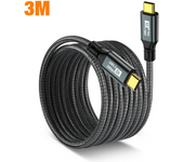 PD100W USB 3.2 20Gbps ThunderBolt 3 Type C to Type C Cable 8K@60Hz USB-C Data Cord For iPhone 15 Pro Max MacBook Samsung 2m 3m