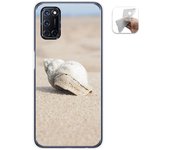 Tumundosmartphone Funda Gel Tpu para Oppo A52 / Oppo A72 diseño Concha Dibujos