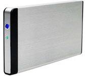 Fantec FB-C25US2 Disco Duro Externo 2.5 SATA Plata USB con Suministro de Corriente