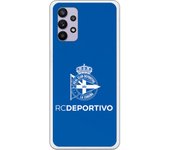 Carcasa para Samsung Galaxy A32 5G - RC Deportivo Escudo blanco fondo azul