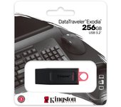 Pendrive Kingston 256GB USB 3,2 Gen 1 unidad Flash USB DataTraveler Exodia con tapa protectora USB Pen Drive DTX