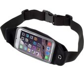 para Td Tech P50 (2021) Funda Riñonera Reflectante con Pantalla Táctil Impermeable - Negro