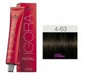 Tinte Igora Royal 4-63 Castaño Medio Marron Mate 60 ml. Schwarzkopf