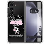 Funda Silicona Antigolpes para Samsung Galaxy Z Fold 5 5G diseño Vaca Dibujos