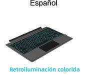 AJIUYU Keyboard Cover For Microsoft Surface Pro 7  6 5 4 3 Tablet pro7 pro6 pro5 pro4 3 PC 12.3" Wireless Magnetic Backlit Case