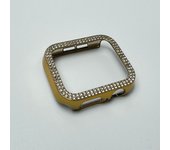 for iWatch Series 9/8/7/6/5/4/3/SE Bumper Bling Case, Women Glitter Diamond Rhinestone Protector Cover for iWatch Accessories