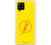 Funda original compatible con Samsung A42 5G - JL Flash Simbolo Fondo Amarillo