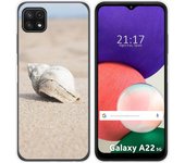 Funda Silicona para Samsung Galaxy A22 5G diseño Concha Dibujos