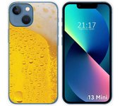 Funda Silicona compatible con iPhone 13 Mini (5.4) diseño Cerveza Dibujos