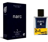 2+1 GRATIS NARC Eau de Toilette para hombre 100ml Fragancia inspirada en otros perfumes Pour Homme Colonia