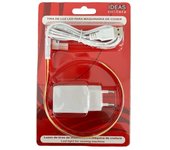 Ideas - Tira de Luz LED Regulable para Máquina de Coser - Interruptor Táctil - Incluye Adaptador USB - 29cm