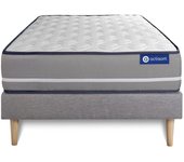 Pack colchón Actilatex pur 90x190cm + Somier, Látex y espuma viscoelástica, 3 zonas de confort