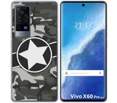 Funda Gel Tpu para Vivo X60 Pro 5G diseño Camuflaje 02 Dibujos