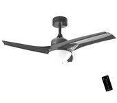 Ventilador de techo Cecotec EnergySilence Aero 470 49W función verano/invierno gris Ø106 cm