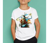 Boys/Girls Rayman Legends Fashion Short Sleeve T Shirt Active Children's "European And American Style Gift