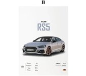 Luxury Car Wall Art Canvas  R RS RS PS PS RSQ  Nordic Style Poster for Living Room Decor