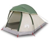 vidaXL Tienda de campaña iglú para 1 persona impermeable verde