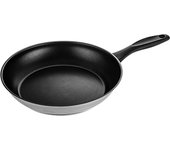 FAGOR Enara Sartén 18 cm Inducción Acero Inoxidable, Antiadherente XYLAN Ecológico sin PFOA, Vitrocerámica, , Acero Inoxidable