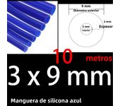 3x9mm Inner Diameter 3mm Thickness 3mm Blue Red Black Car Vacuum Silicone Hose Universal Racing Line Pipe Tube 1/2/3/5/10 meters