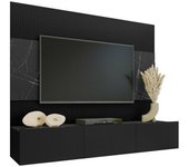 Juego de muebles Comfivo 370 , Muebles ES, Aglomerado laminado, Con mesa de TV, 180 x 150 x 38cm