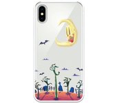 Funda compatible con iPhone X - XS - Noche terrorifica