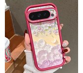 Flowers Pattern Shockproof Soft Case For Google Pixel 8A 8 Pro 9 Pro XL TPU Silicone Phone Protector Cover For Pixel 9 8 Pro