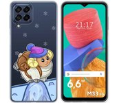 Funda Silicona Transparente para Samsung Galaxy M33 5G diseño Cabra Dibujos