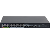 (DH-LR2226-24ET-360-V2) DAHUA SWITCH L2 EPOE GESTIONABLE 24 PUERTOS 10/100 (8 EPOE/EOC + 16 POE) + 2 UPLINK COMBO GIGABIT/SFP