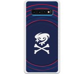 Funda original compatible con Samsung Galaxy S10 Plus - Levante Escudo Huesos Blanco