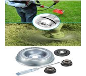 Juego de 4 piezas y accesorios para recortadora STIHL FS55, FS56, FS120, FS130, FS130R, FS200, FS200R, FS250, cuchilla de metal de alta calidad para kit de reemplazo de cuchillas para desbrozadora STIHL
