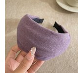 New Vintage Headband Wide Cross Hairband Plain Color Nonslip Headbands Women Hair Accessories