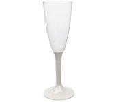 MONOUSO | Copa Reutilizable PS Pie Beige Cava 120ml 2P (20 Uds)