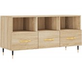 Mueble TV combinadoMueble de TV madera de ingeniería roble Sonoma 102x36x50 cm