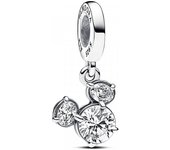 Pandora - Charm Colgante Silueta Cabeza Brillante de Mickey Mouse 793031C01