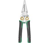 Alicates pelacables multifunción 7 en 1 - Herramienta pelacables profesional mejorada 2024 para pelar, cortar y engarzar - Alicates eléctricos fáciles de usar para electricistas y proyectos de bricolaje
