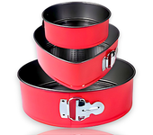 Moldes de Horno para Tarta - | 18cm | 22cm | 24 cm| - Antiadherente - Kitchen&Go