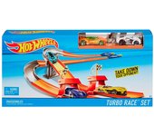 Mattel Pista Hot Wheels Turbo Race con Vehículos
