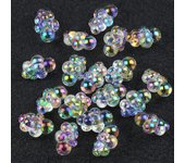 10pcs Acrylic Transparent AB Colour Big Clouds Spcer Loose Beads For Jewelry Making Bracelets Necklaces DIY Craft Accessories