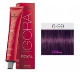 Tinte Igora Royal 6-99 Rubio Oscuro Violeta Intenso 60 ml. Schwarzkopf