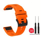 26mm 22mm Silicone Strap For Garmin Fenix 7X 7 Pro Solar/6X 6 Sapphire 5 5X Plus 3 3HR/Epix HR Venu SQ 2 3 QuickFit Watch Band