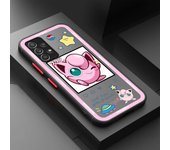 Phone Case For Samsung A52 A53 A12 A13 A14 A21s A22 A24 4G A32 A34 A54 A70 A72 A73 5G Cartoon Matte PC Cover Pokemon Pikachu