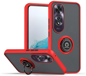 Matte Case for OPPO A60 A40 A40M A80 A79 5G A98 A78 A58 A38 A18 A3 Pro Rugged Armor Magnetic Ring Stand Shockproof Protect Cover