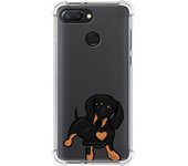 Funda Silicona Antigolpes para Xiaomi Redmi 6 diseño Perros 04 Dibujos