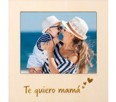 Regalo día de la madre | Imán de nevera con foto | Marco de fotos con imán | Regalo día de la madre | Imán para pegar foto | Grabado de te quiero mamá | Regalo original