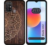Funda Silicona para ZTE Blade A52 diseño Madera 06 Dibujos
