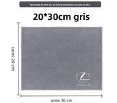 Suede Double-sided Absorbent Traceless Glass Cleaning Cloth For Lexus IS250 Ct200h LS430 LX570 NX300h IS300h RX330 ES300h UX250h